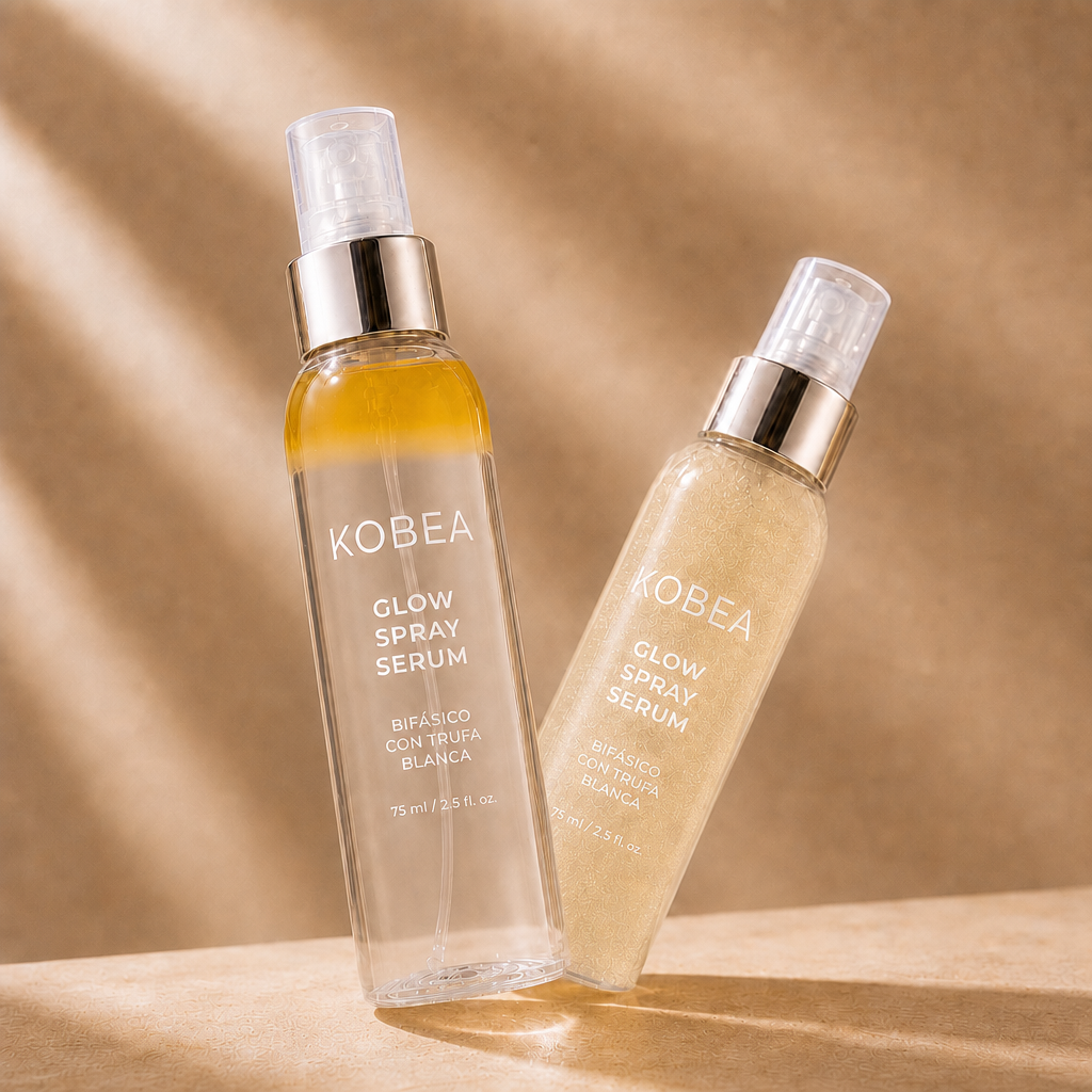 KOBEA Glow Spray Serum dúo inclinado
